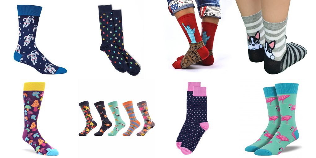 mens novelty dress socks